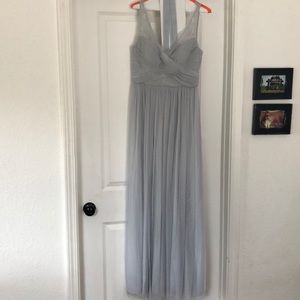 BHLDN Fleur Bridesmaid Dress in Fog, size 6